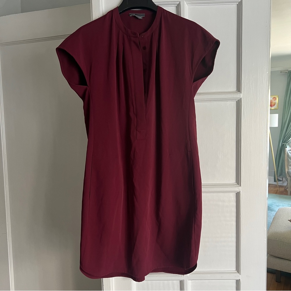Vince Cranberry Red shift dress - Picture 3 of 15